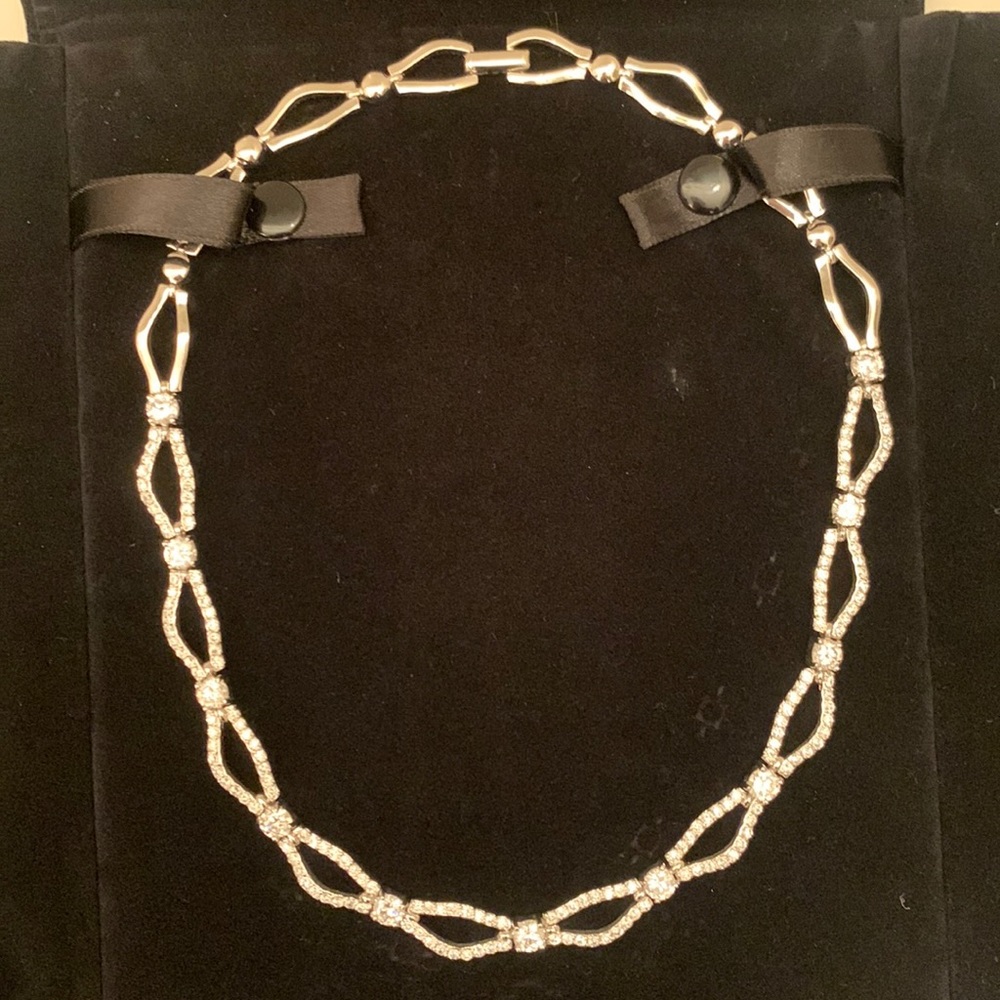 Erwin Pearl Sterling Silver 12ct CZ Necklace